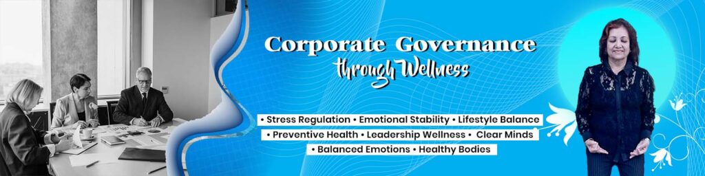 Business professionals planning employee wellness policies and governance framework